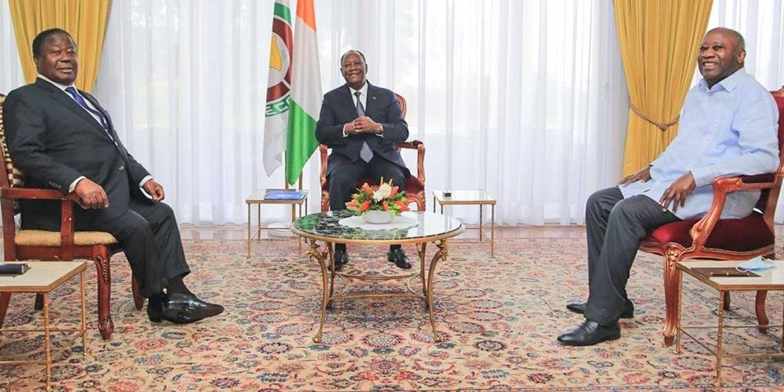 Des retrouvailles «constructives» pour le trio Bédié-Gbagbo-Ouattara