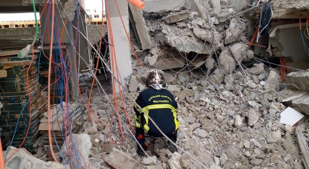 Effondrement d’un immeuble à Angré Château