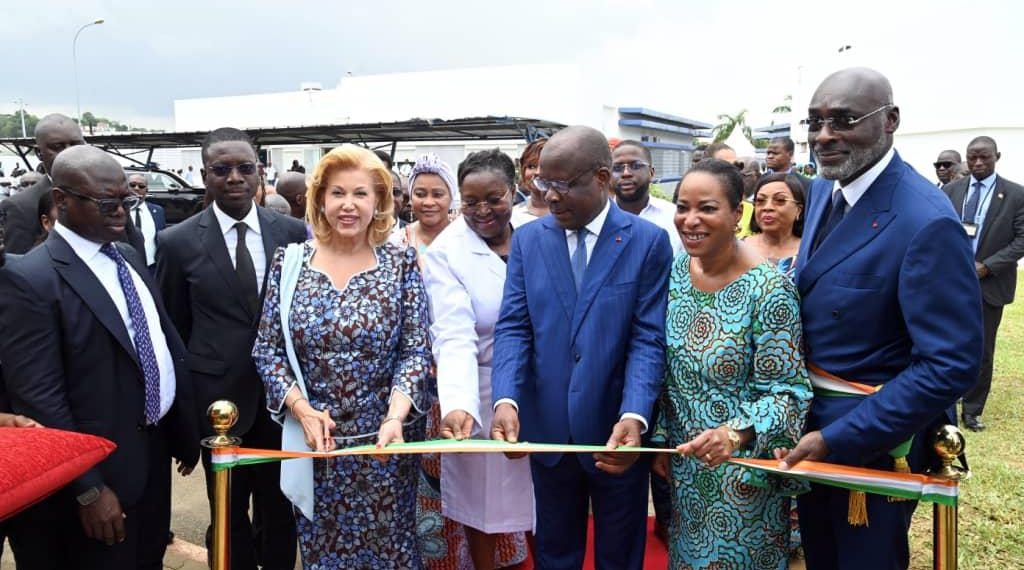 Côte d’Ivoire : le centre de nutrition DOMINIQUE OUATTARA du CNRAO inauguré par la Première Dame