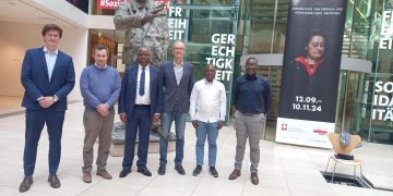 Berlin  Dr Koné Katinan reçu par le SPD du Chancelier Allemand