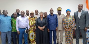 Gbêkê :  la construction d&rsquo;un pôle Agropastorale en gestation à Bouaké, le maire Amadou Koné échange avec les parties prenantes