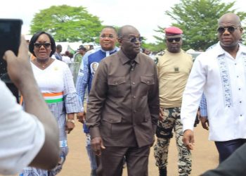 Côte d’Ivoire : Cérémonie d’hommage à ADO, le VP Méyliet Koné gâche tout dans les montagnes