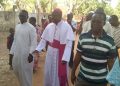 Mgr Laurent Dabiré, nouvel archevêque métropolitain de l&rsquo;archidiocèse de Bobo-Dioulasso, arrive à Bobo.