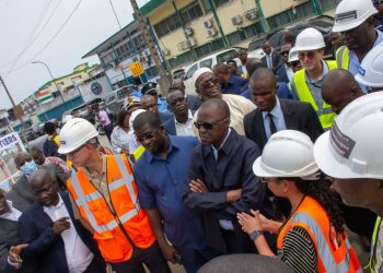 Aménagement du Boulevard du Port d’Abidjan :  Amadou Koné s’imprègne de l’état d’avancement des travaux
