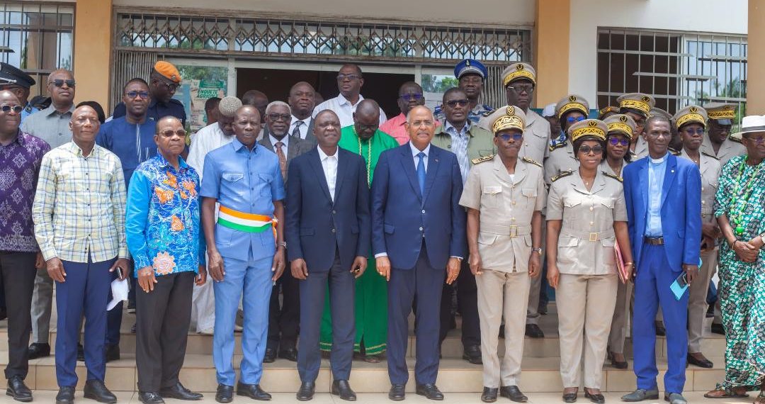 Amadou Koné en mission dans la Mé : une mobilisation pour la sécurité routière en ligne avec la Stratégie Nationale 2021-2025