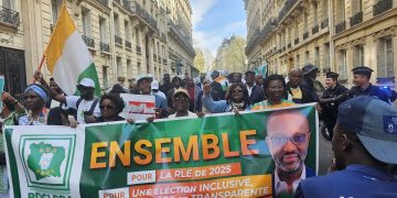France: Gigantesque marche des Ivoiriens de la diaspora occidentale et asiatique pour dénoncer la cabale politique contre THIAM