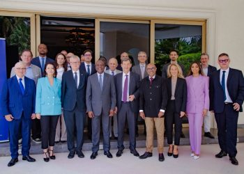 Amadou Koné présente les performances du secteur des transports aux chefs d&rsquo;entreprises européennes